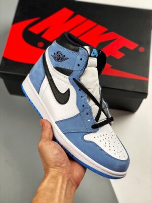 AJ Jordan 1 High OG University Blue 555088-134
