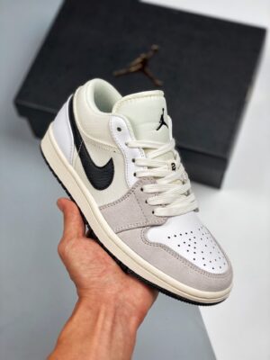 AJ Jordan 1 Low Astrograbber White/Sail/Black DC3533-100