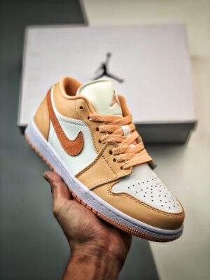 AJ Jordan 1 Low Sunset Haze/Bright Citrus-White DC0774-801