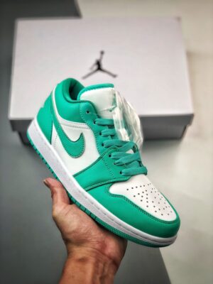AJ Jordan 1 Low Turquoise White DC0774-132