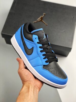 AJ Jordan 1 Low University Blue/Black-White 553558-403