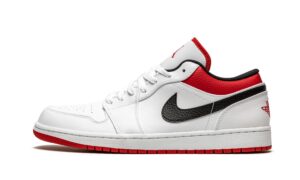 AJ Jordan 1 Low White / Gym Red