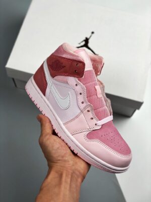 AJ Jordan 1 Low WMNS Digital Pink/White-Pink Foam-Sail CW5379-600