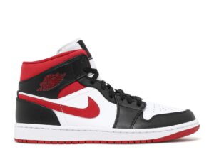 AJ Jordan 1 Mid 'Black Gym Red' Everlasting Sneaker