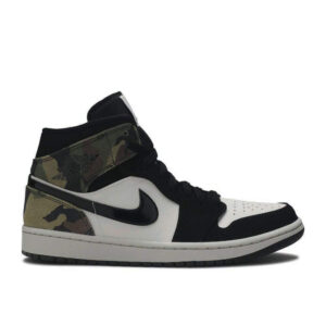 AJ Jordan 1 Mid 'Camo' Everlasting Sneaker