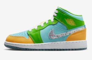 AJ Jordan 1 Mid Comes With Recycled Grind DX4368-400