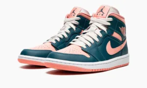 AJ Jordan 1 Mid Dark Teal Green BQ6472-308