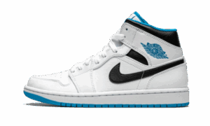 AJ JORDAN 1 MID LASER BLUE