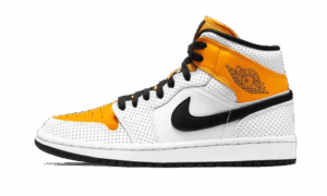 AJ JORDAN 1 MID LASER ORANGE
