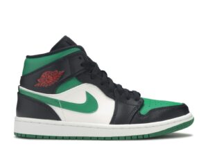 AJ Jordan 1 Mid 'Pine Green' Everlasting Sneaker
