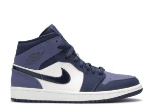 AJ Jordan 1 Mid 'Sanded Purple' Everlasting Sneaker