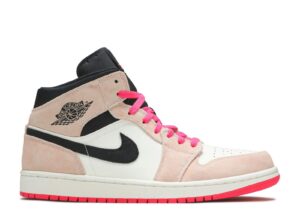 AJ Jordan 1 Mid SE 'Crimson Tint' Unfading Sneaker