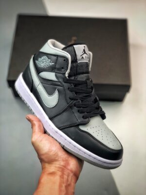 AJ Jordan 1 Mid "Shadow" Black Grey BQ6472-007