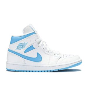 AJ Jordan 1 Mid 'UNC' Unfading Sneaker