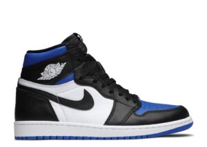 AJ Jordan 1 Retro High OG 'Royal Toe' Unfading Sneaker