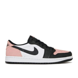 AJ Jordan 1 Retro Low OG 'Bleached Coral' Everlasting Sneaker