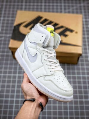 AJ Jordan 1 Zoom CMFT Sail/Pearl White-LT Voltage Yellow II CT0979-107