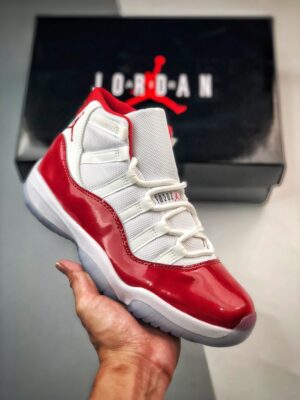 AJ Jordan 11 Cherry White/Varsity Red-Black CT8012-116
