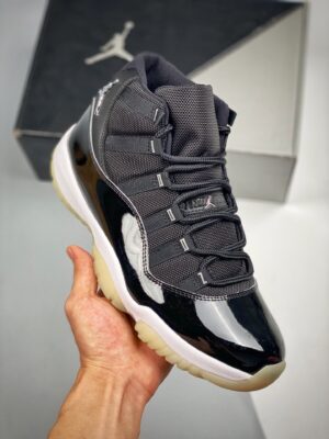 AJ Jordan 11 Jubilee 25th Anniversary Black/Clear-White-Metallic Silver