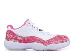 AJ Jordan 11 Retro Low 'Pink Snakeskin' Revered Footwear