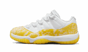 AJ Jordan 11 Retro Low Yellow Snakeskin