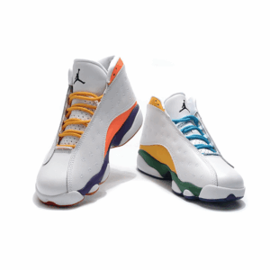 AJ Jordan 13 Retro High Mandarin Duck Basketball Women's  Shoes