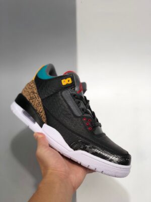 AJ Jordan 3 SE Animal Instinct 2.0 Black/White-Gorge Green CV3583-003