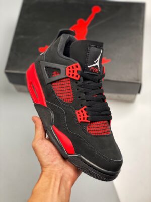 AJ Jordan 4 Red Thunder Black/White-Red CT8527-016