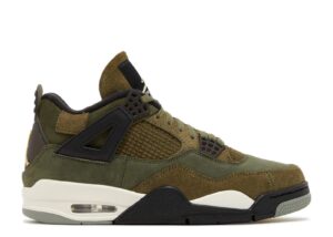 AJ Jordan 4 Retro SE Craft Olive Unfading Sneaker