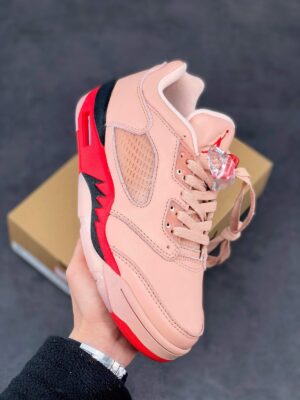 AJ Jordan 5 Low Arctic Orange/Siren Red-Black