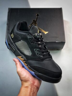 AJ Jordan 5 Low Wings Black/Metallic Gold DJ1094-001
