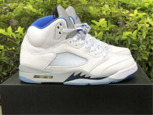 AJ Jordan 5 Retro White Stealth (2021)