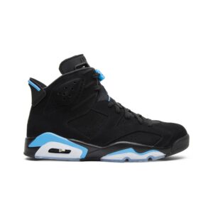 AJ Jordan 6 Retro UNC Black/University Blue 384664-006