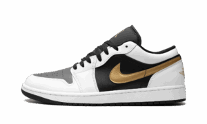 Jordan 1 Low "Gold Swoosh"