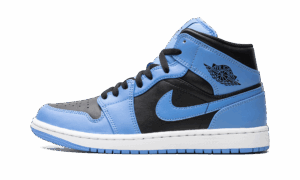 Jordan 1 Mid "University Blue Black"